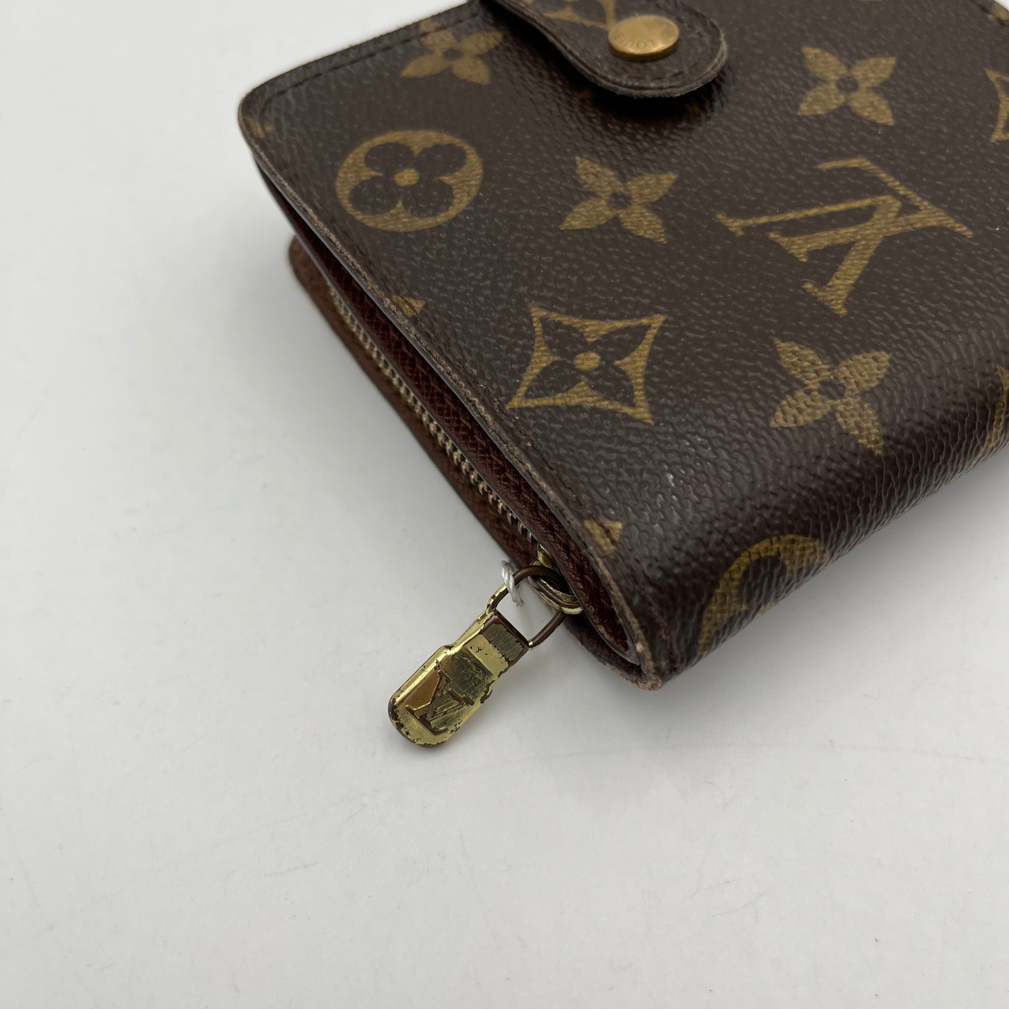 LV Monogram Short Compact Wallet
