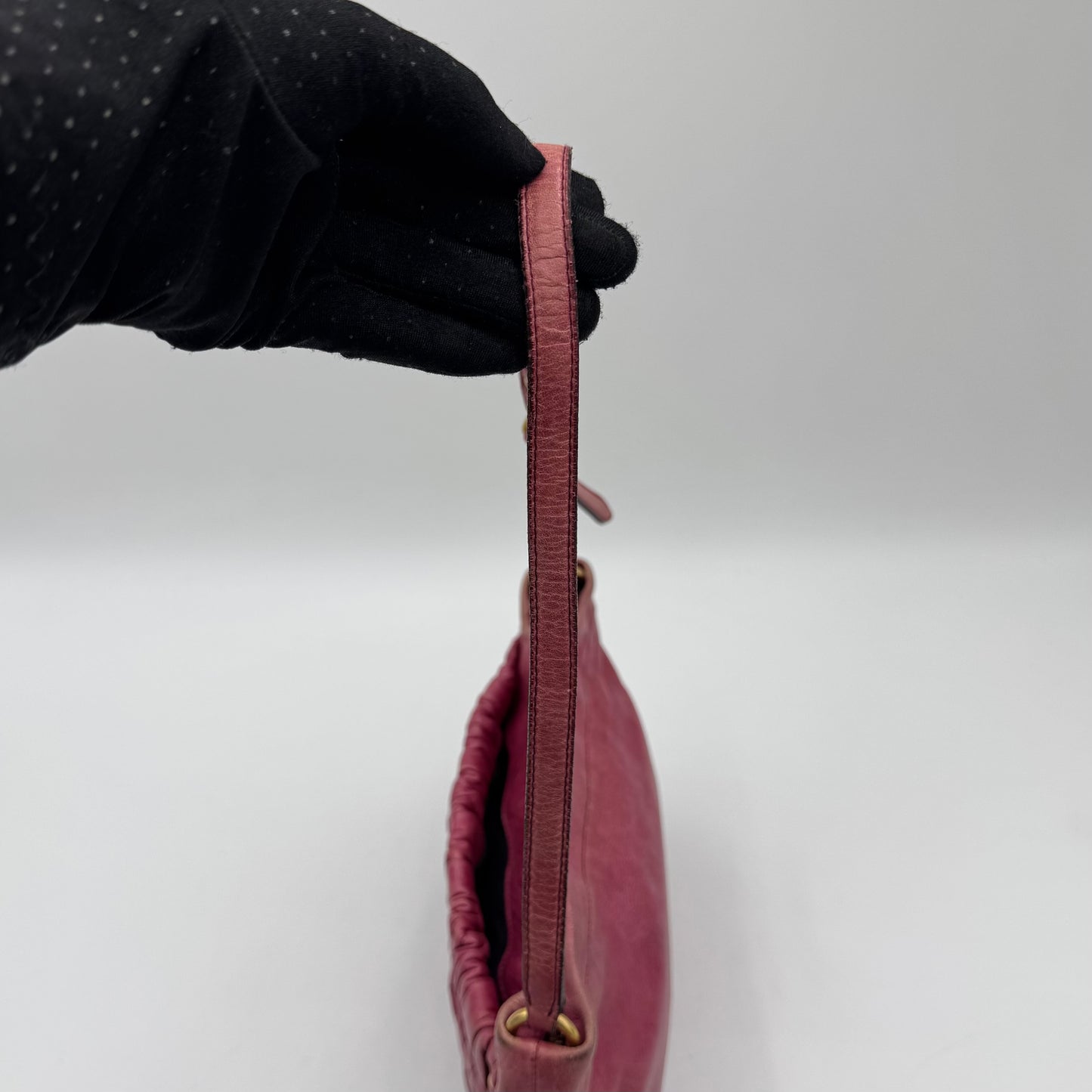 Miu Miu Pink Matelasse Front Pocket Pochette GHW