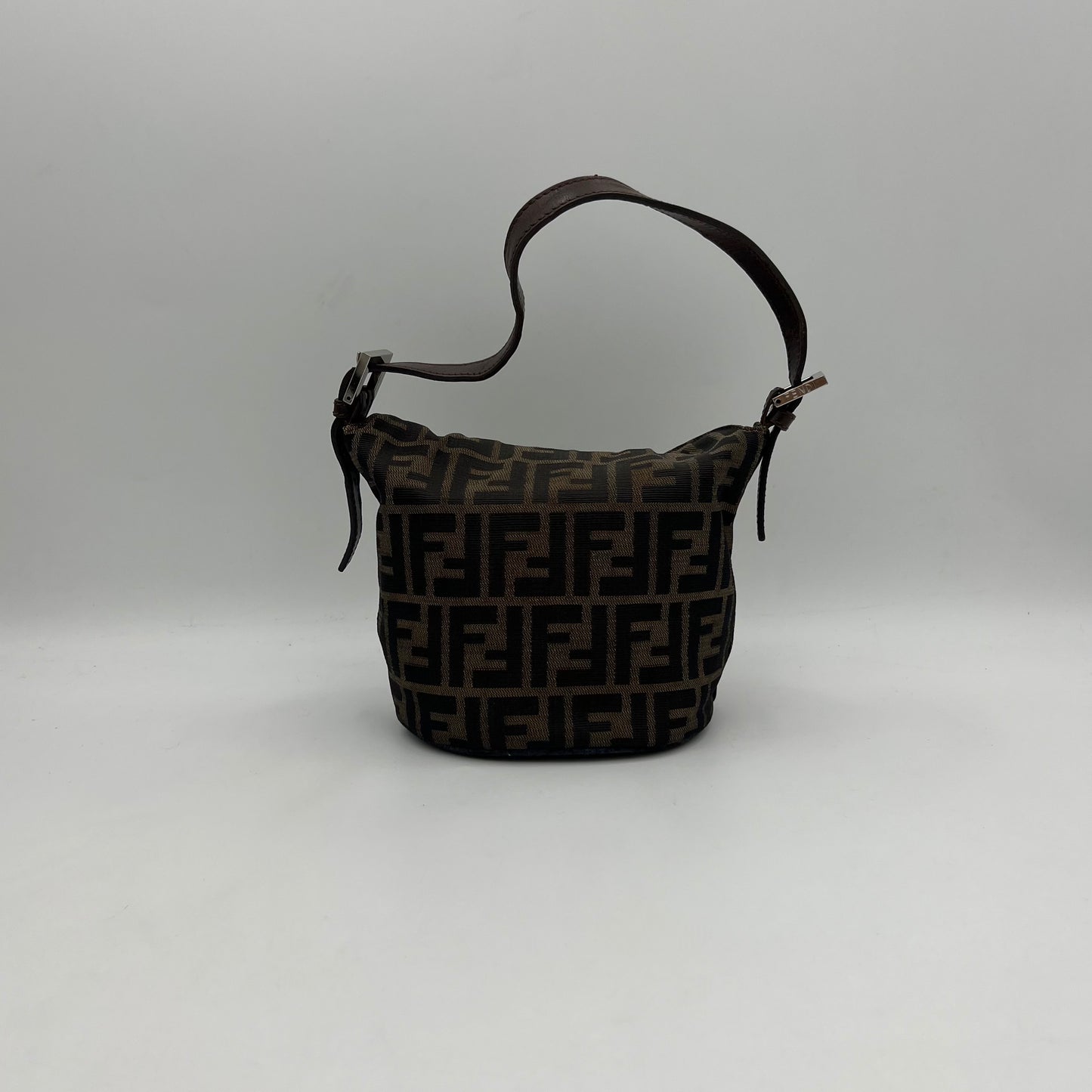 Fendi Tobacco Zucca Mini Bucket Baguette