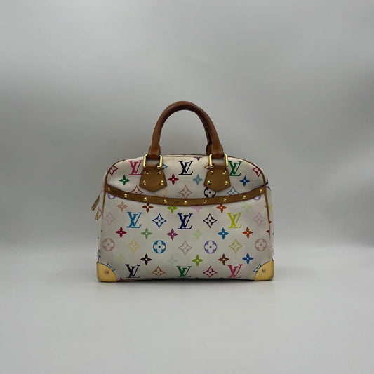 LV White Multicolor Trouville