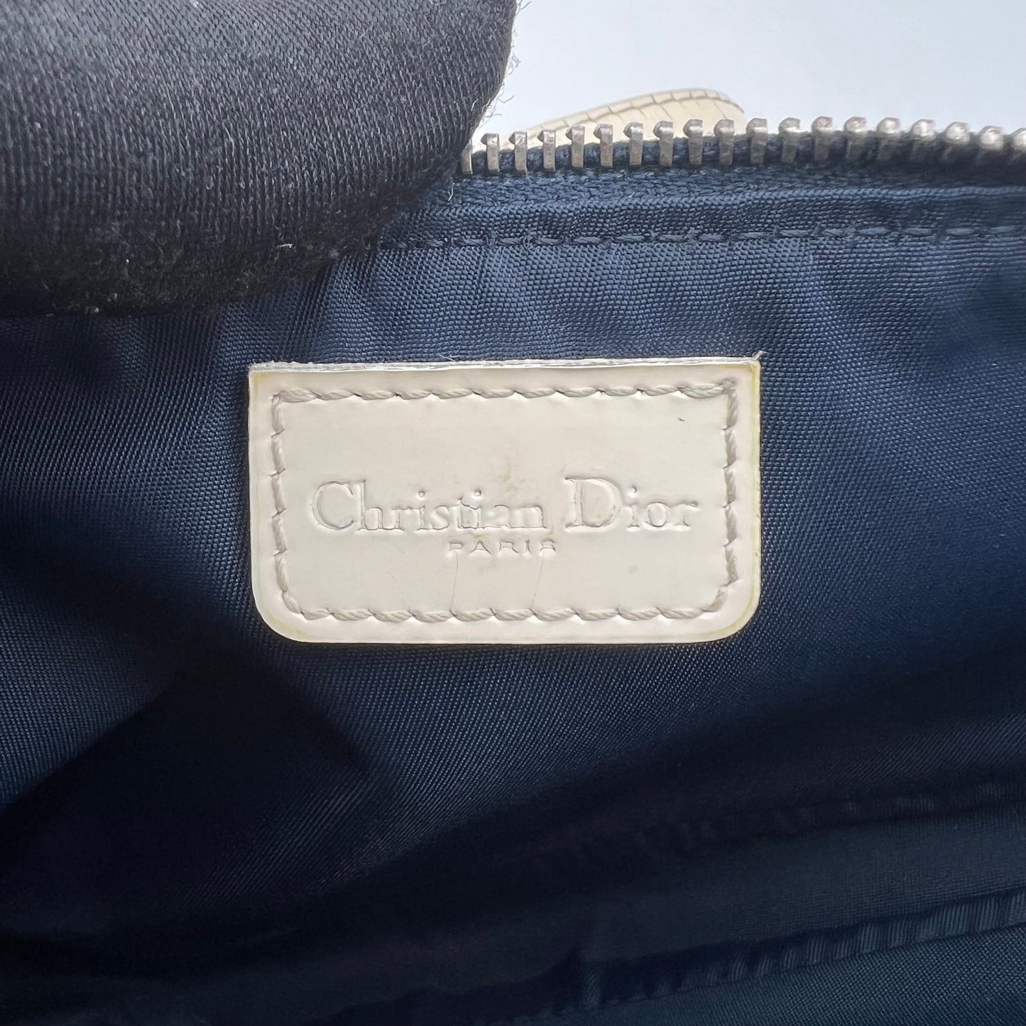 Christian Dior Blue Monogram PVC Mini Saddle Pochette (CM0093)