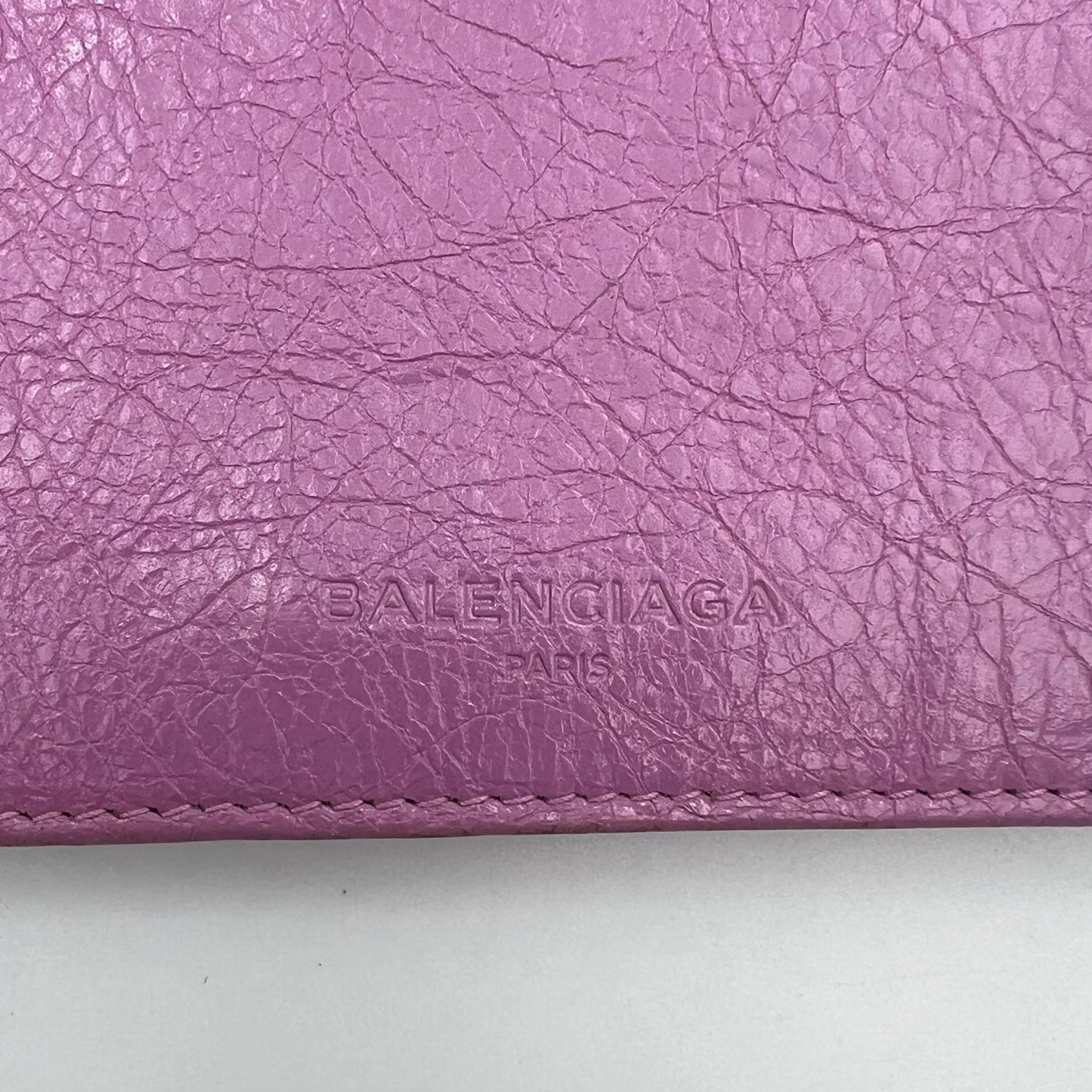 Balenciaga Purple Motocross Short Wallet