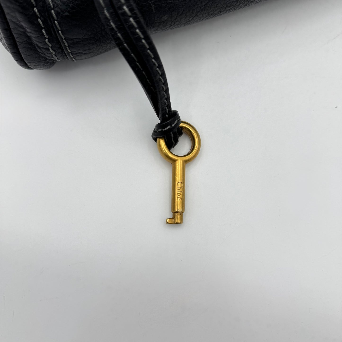 Chloe Black Leather Paddington GHW