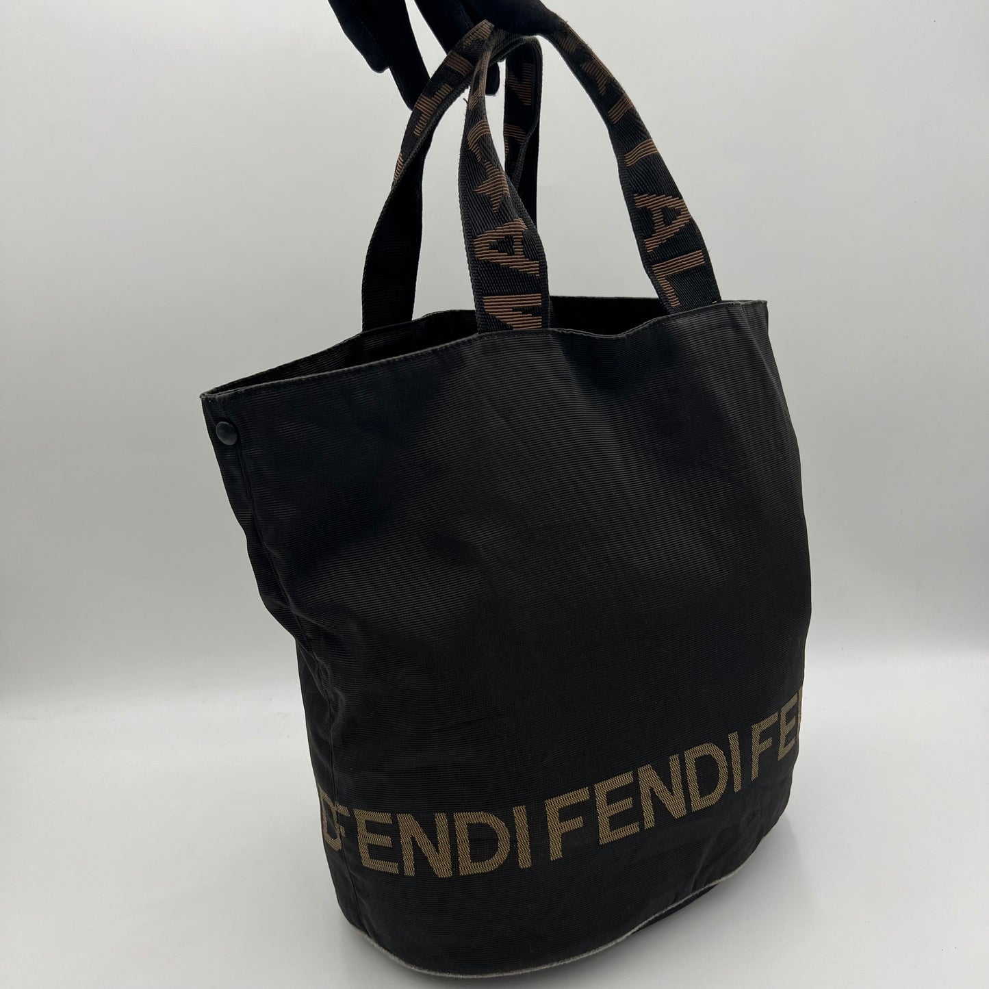 Fendi Vintage Spellout Open Tote