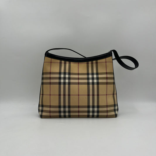 Burberry Nova PVC Hobo Shoulder Bag