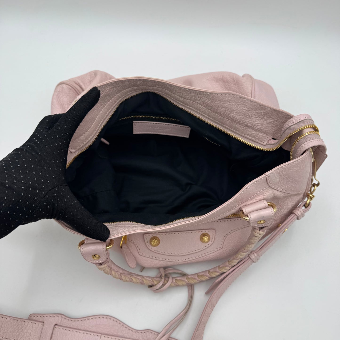 Balenciaga Light Pink Leather Giant 12 Velo GHW