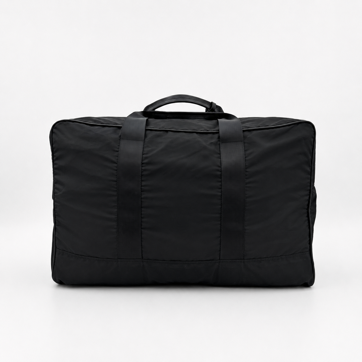Prada Tessuto and Leather Duffle Bag
