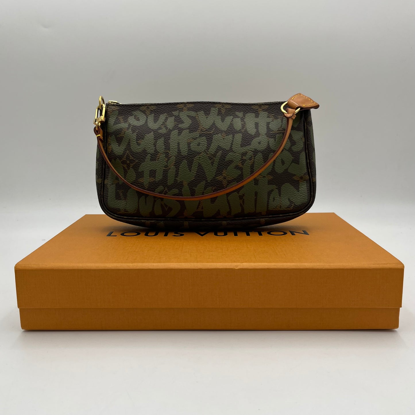 LV Stephen Sprouse Green Graffiti Pochette