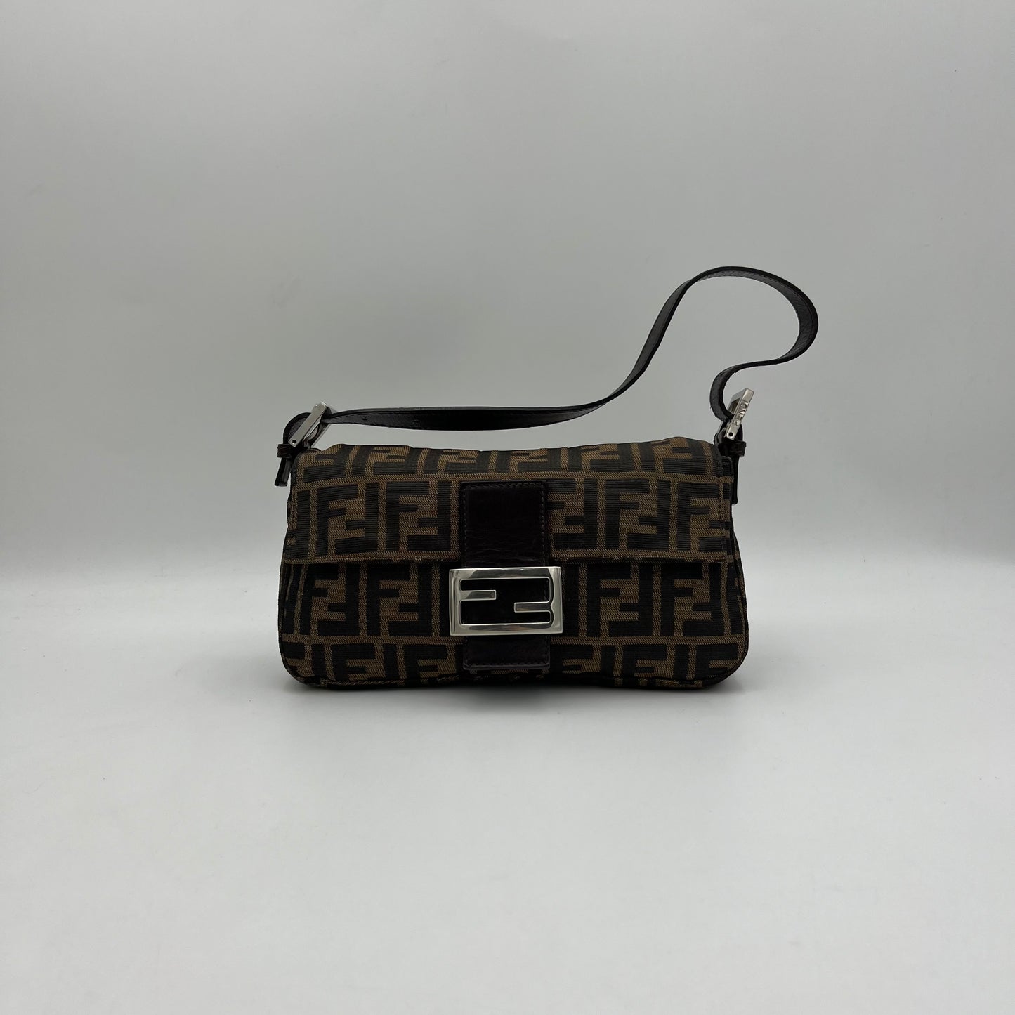 Fendi Tobacco Zucca Baguette