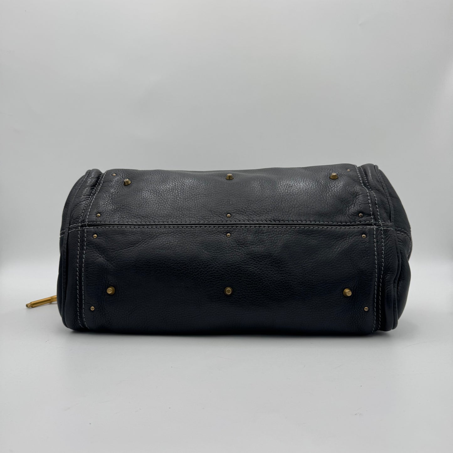 Chloe Black Leather Paddington GHW