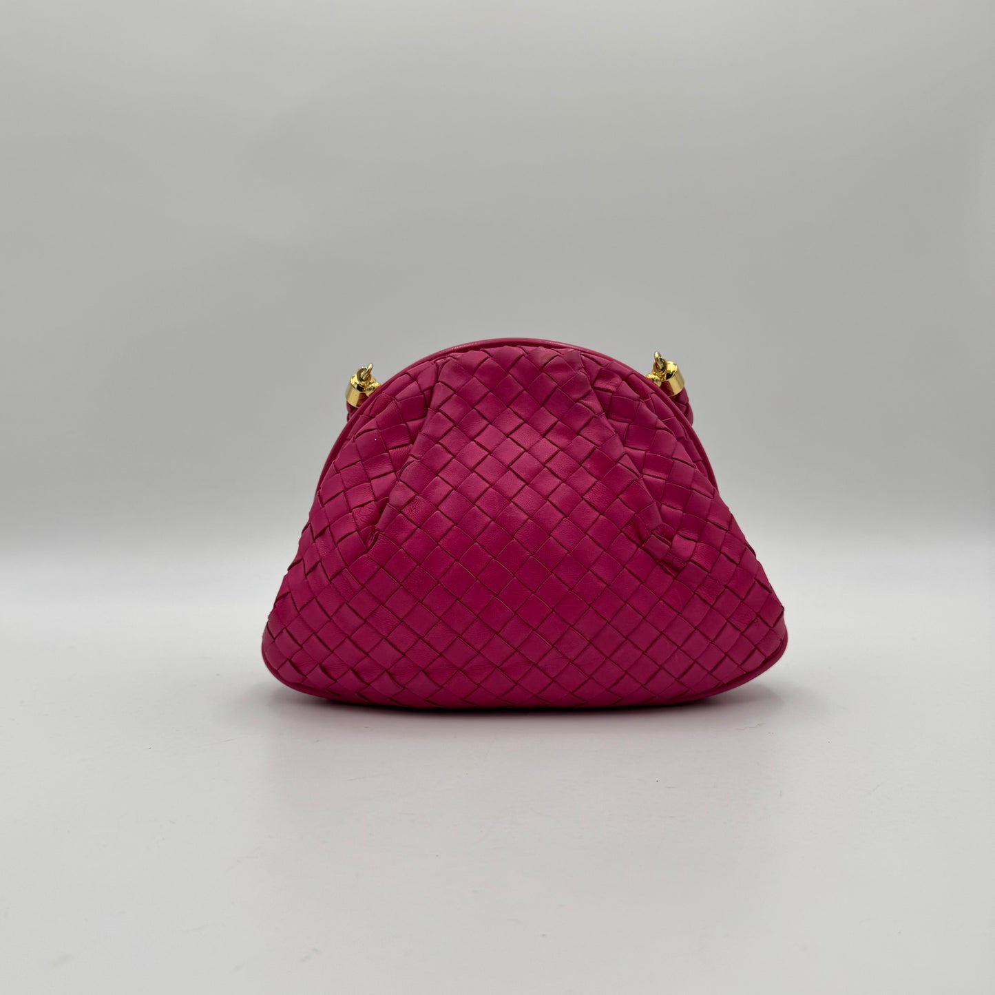 Bottega Veneta Pink Intrecciato Lauren 1980 Handbag