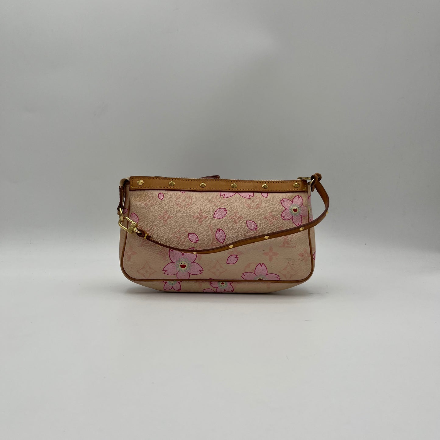 LV Takashi Murakami Pink Cherry Blossoms Pochette