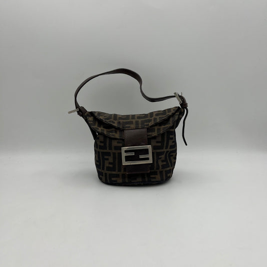 Fendi Tobacco Zucca Mini Bucket Baguette