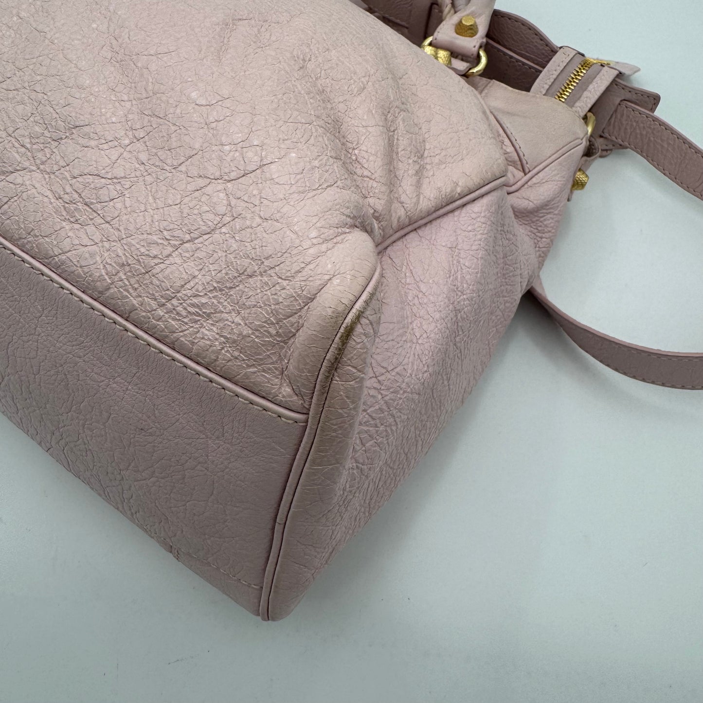 Balenciaga Light Pink Leather Giant 12 Velo GHW