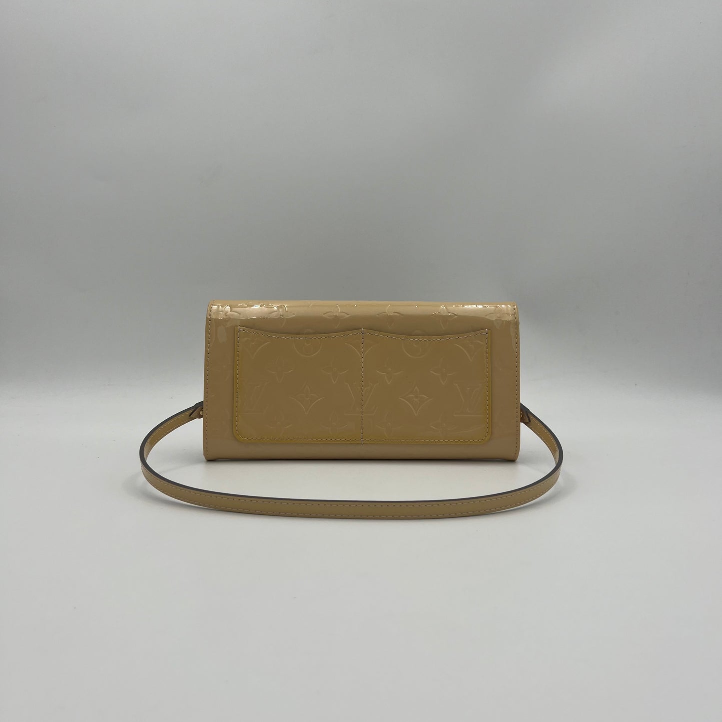 LV Light Yellow Vernis Rossmore Shoulder Bag