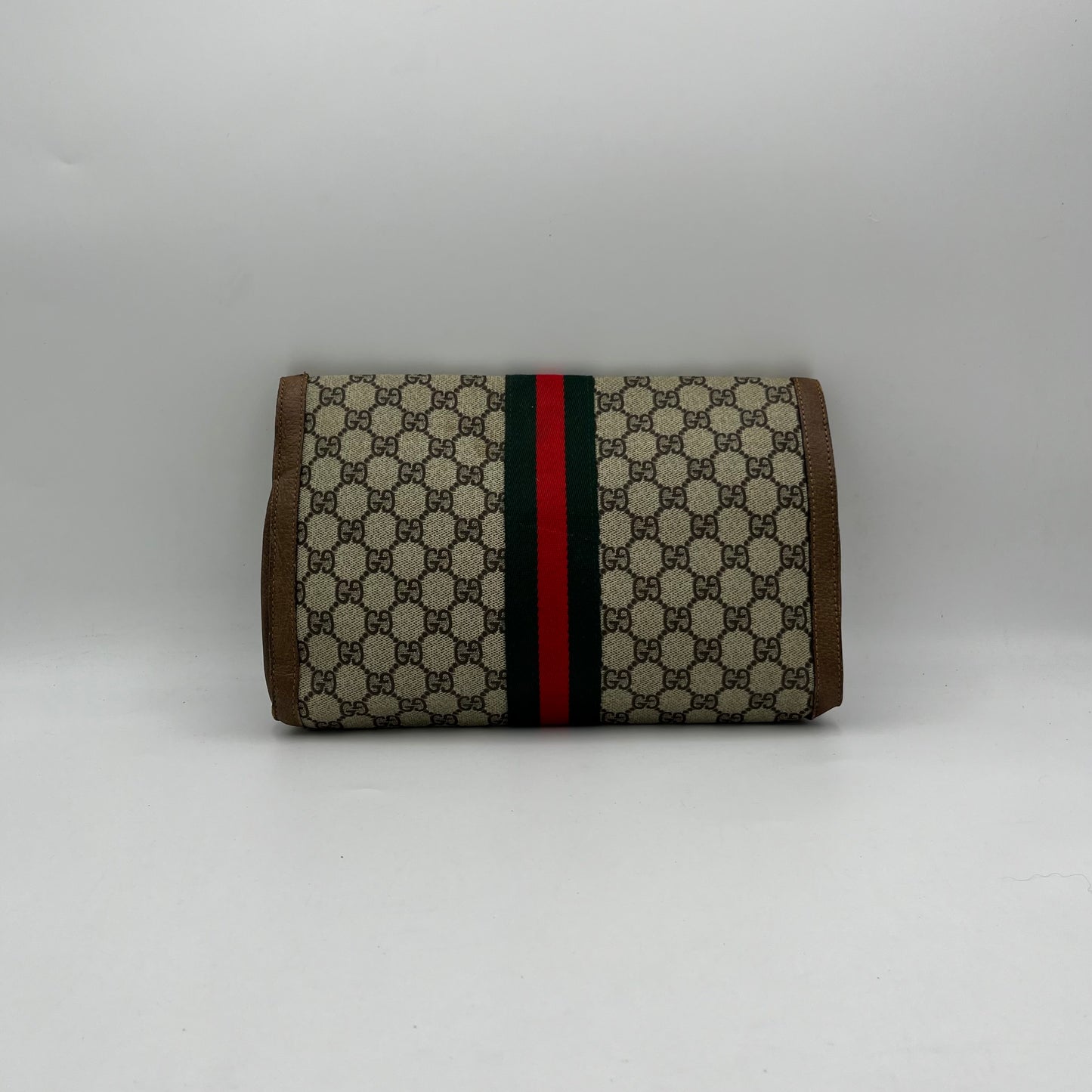 Gucci Parfums Monogram Sherryline Flap Clutch