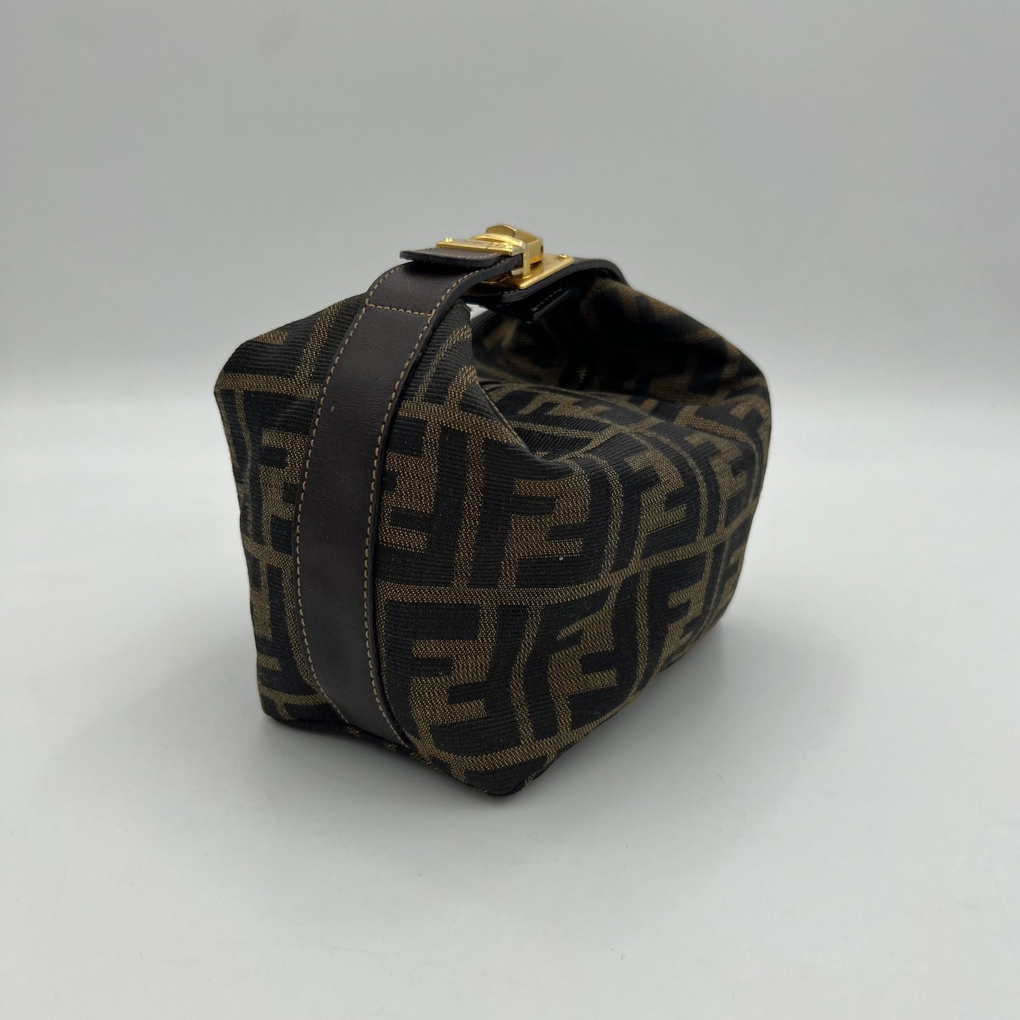 Fendi Tobacco Zucca Mini Handbag