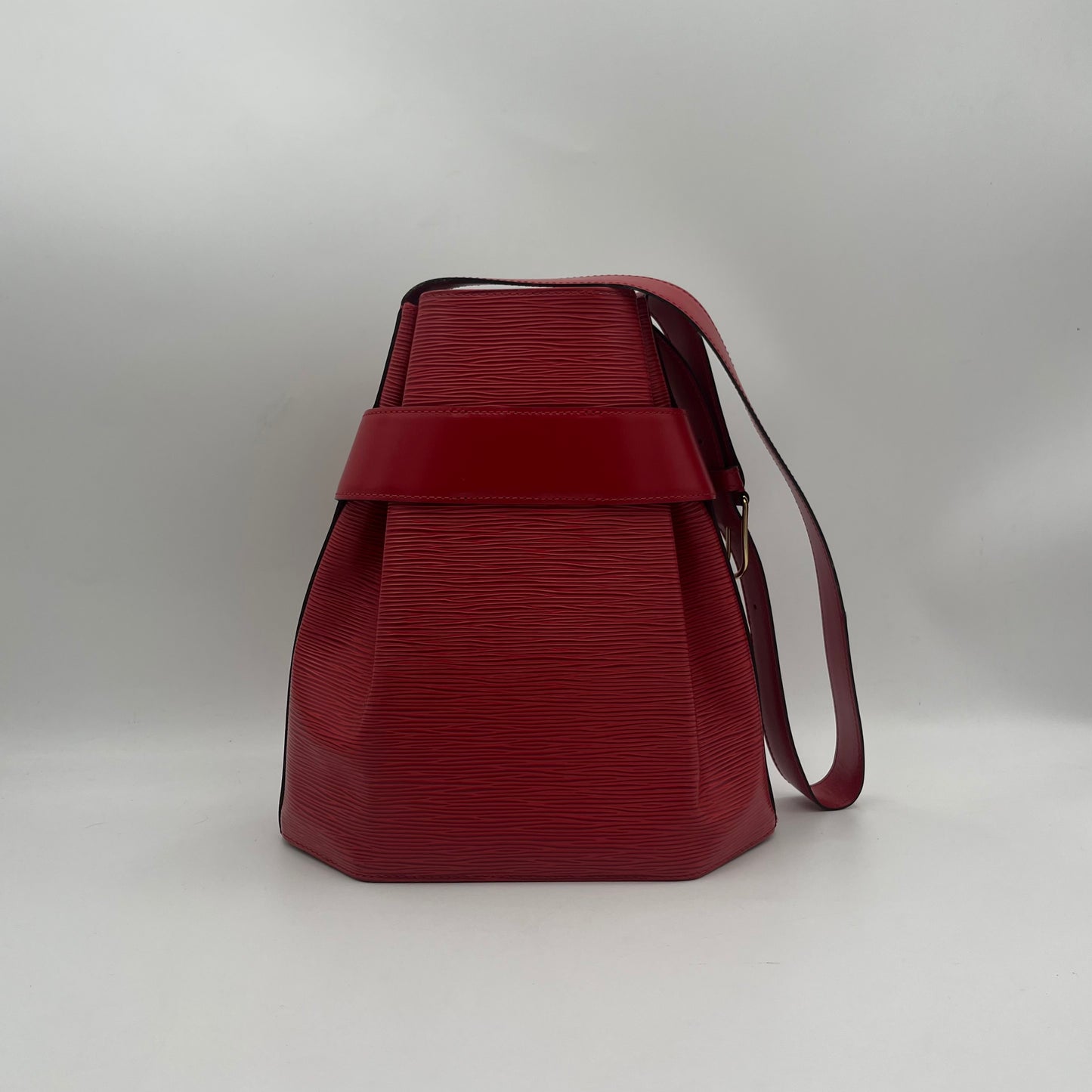 LV Red Epi Sac De Paule Sling