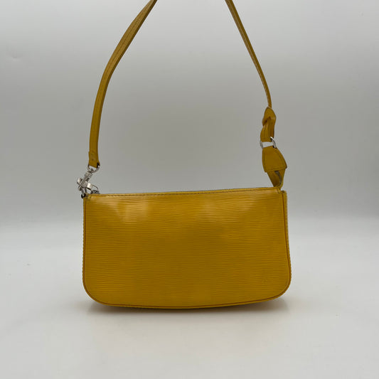 LV Citron Yellow Epi Leather Pochette