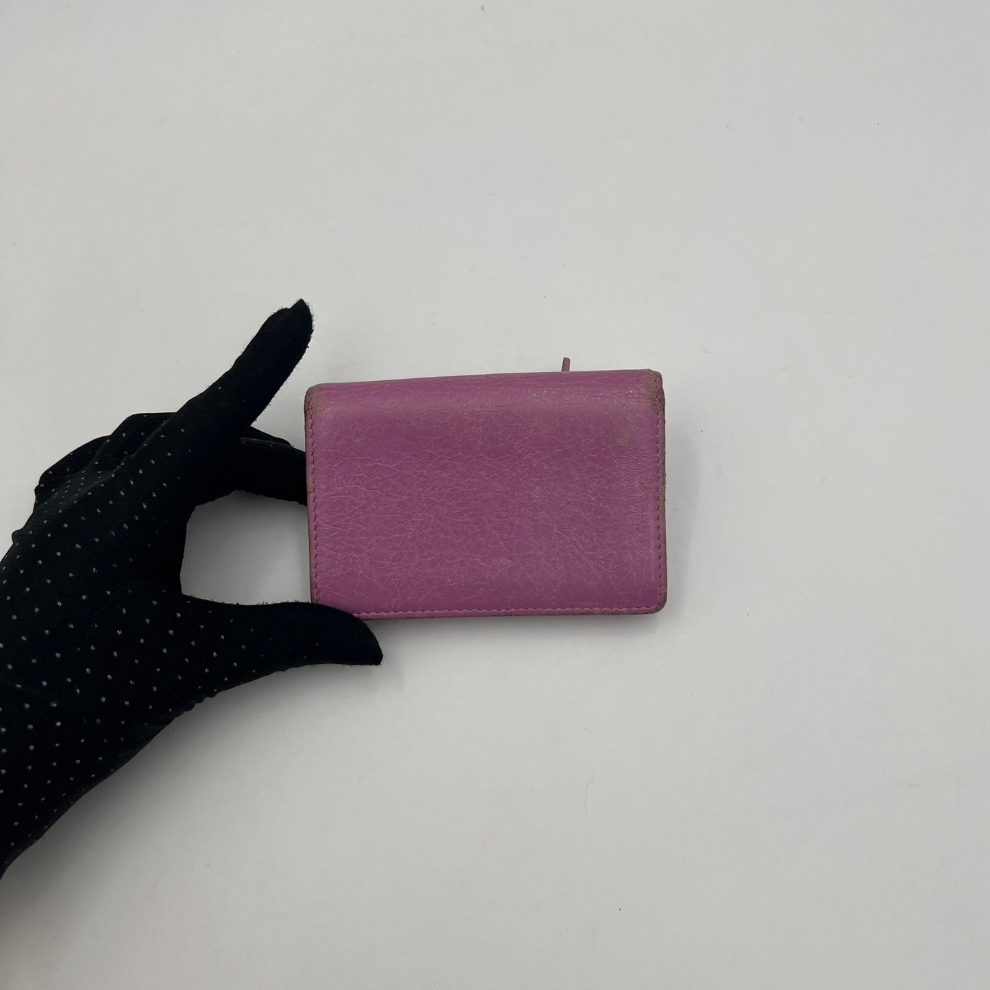 Balenciaga Purple Motocross Short Wallet