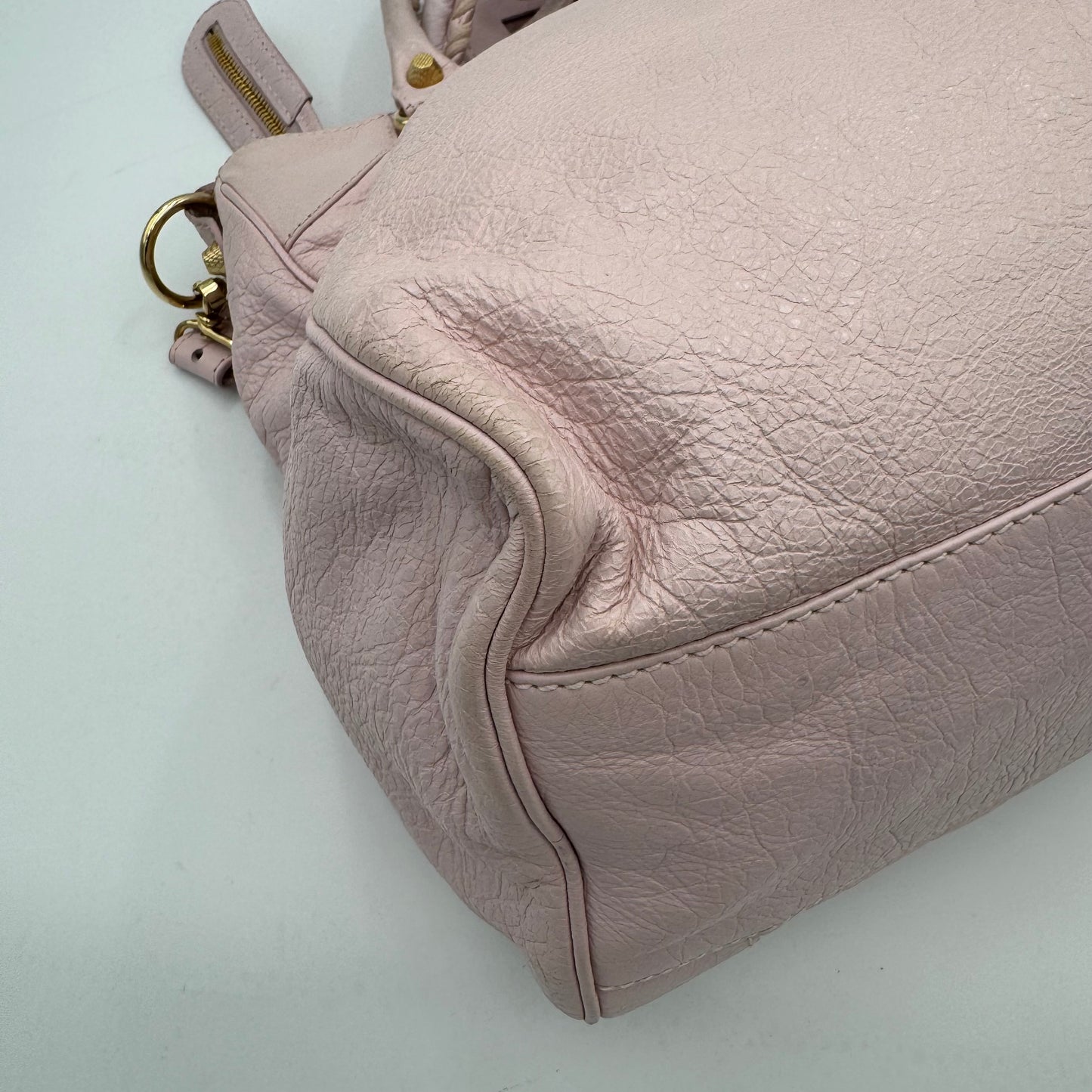 Balenciaga Light Pink Leather Giant 12 Velo GHW