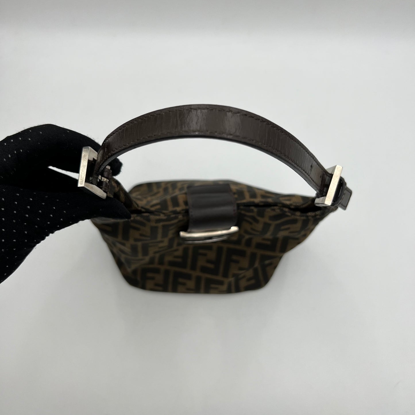 Fendi Tobacco Zucca Hobo Shoulder Bag