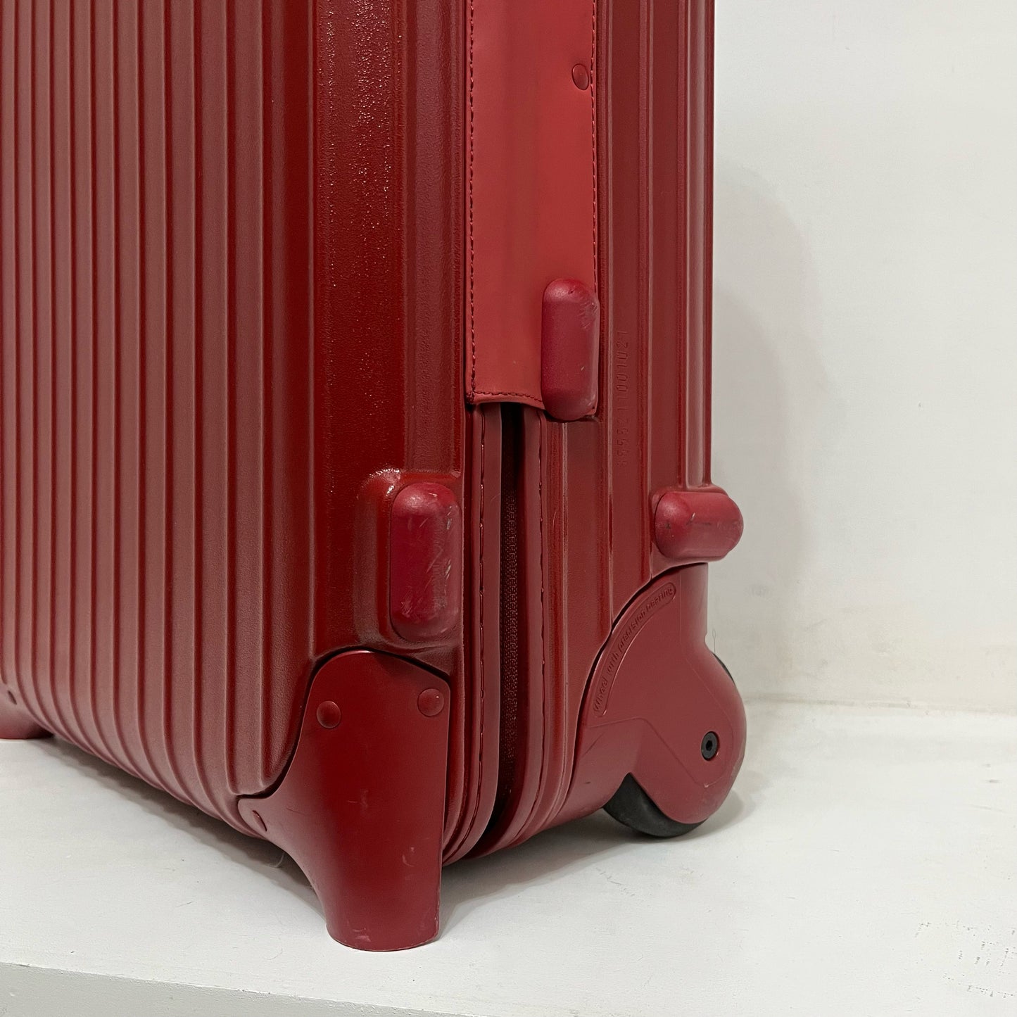 Rimowa Red Polycarbonate Carry-on