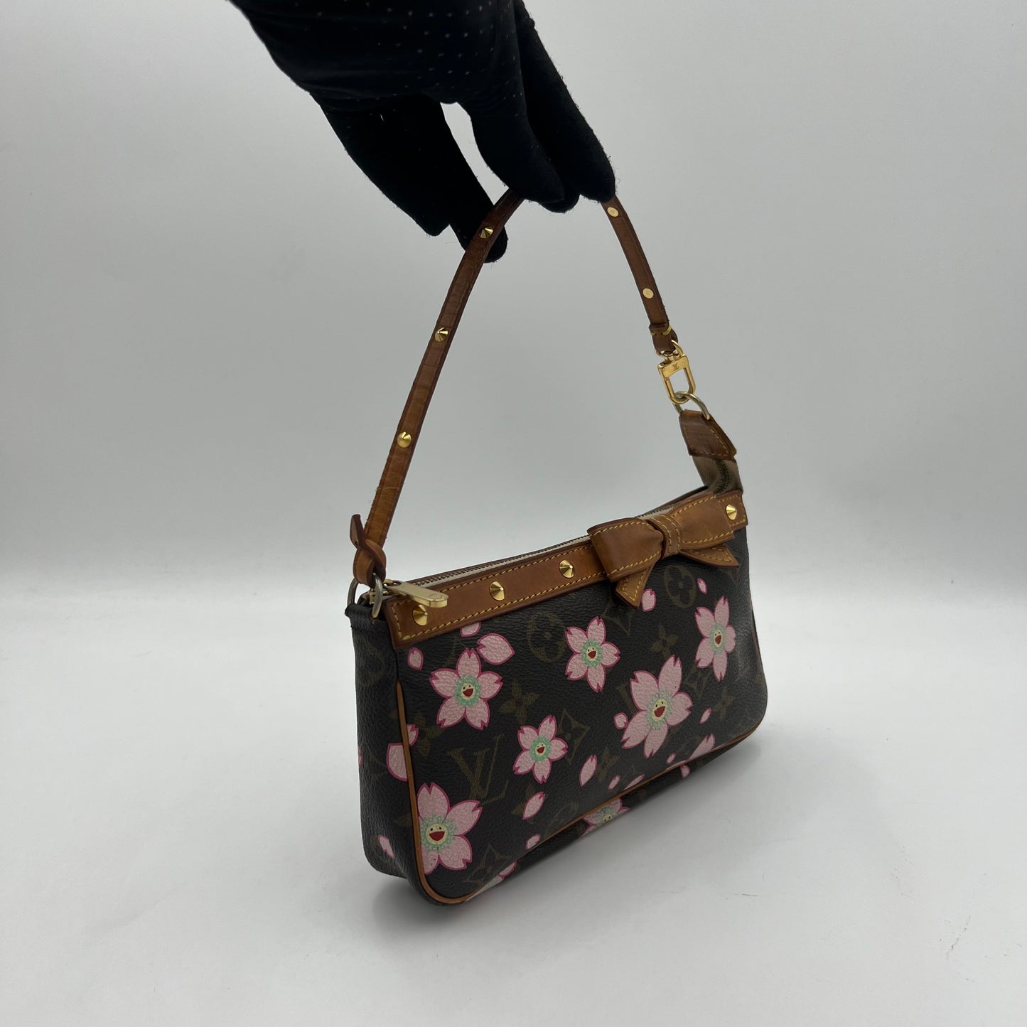 LV Takashi Murakami Monogram Cherry Blossoms Pochette