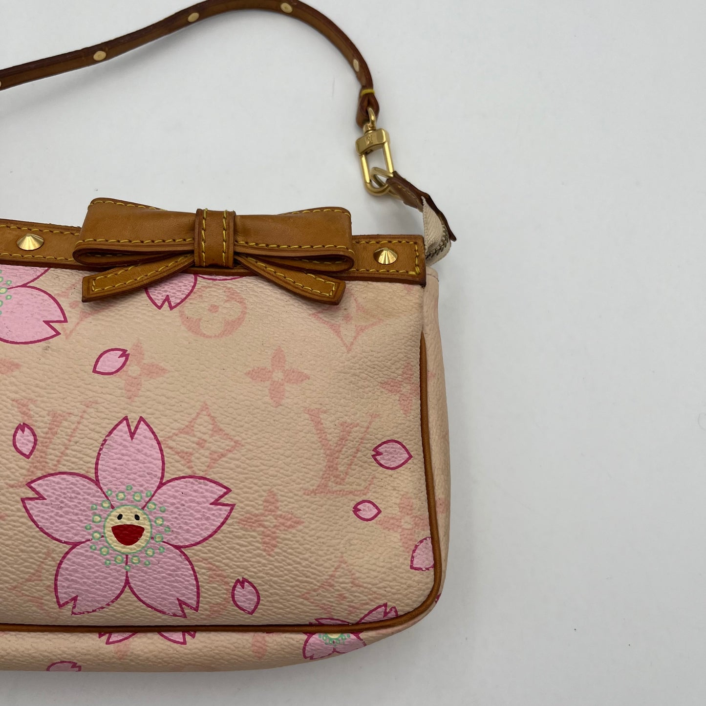 LV Takashi Murakami Pink Cherry Blossoms Pochette