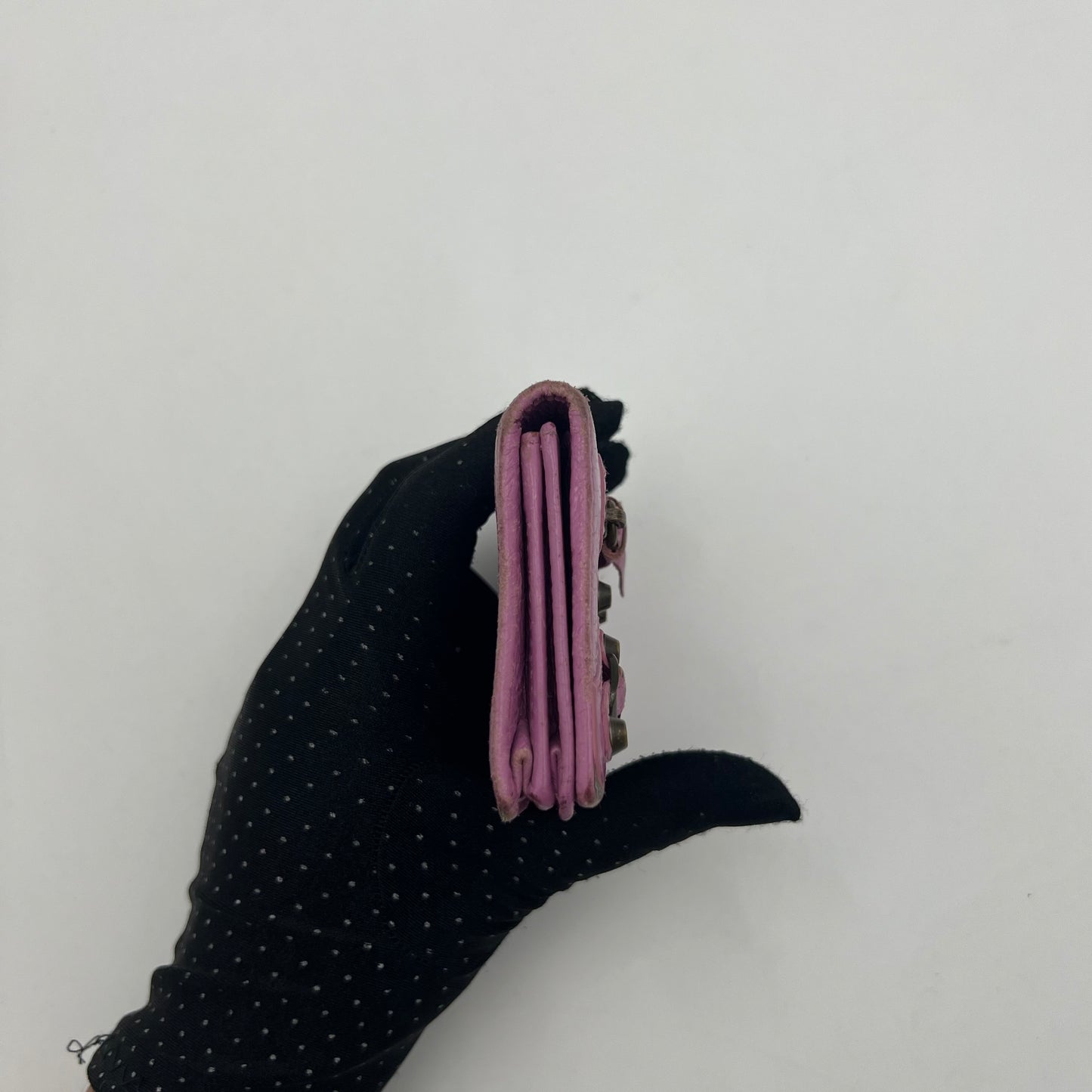 Balenciaga Purple Motocross Short Wallet