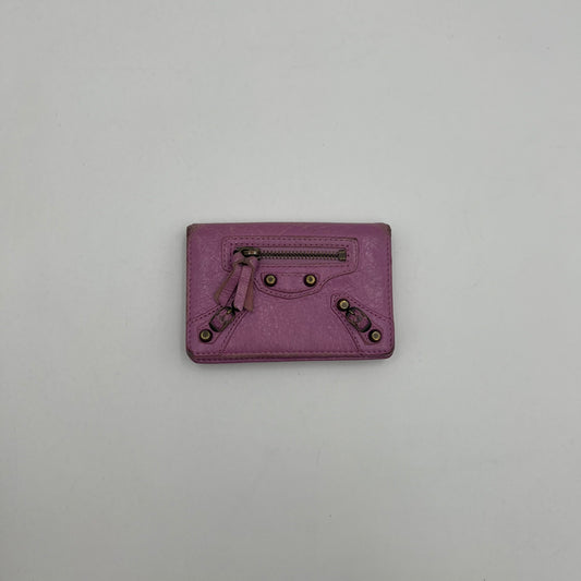 Balenciaga Purple Motocross Short Wallet