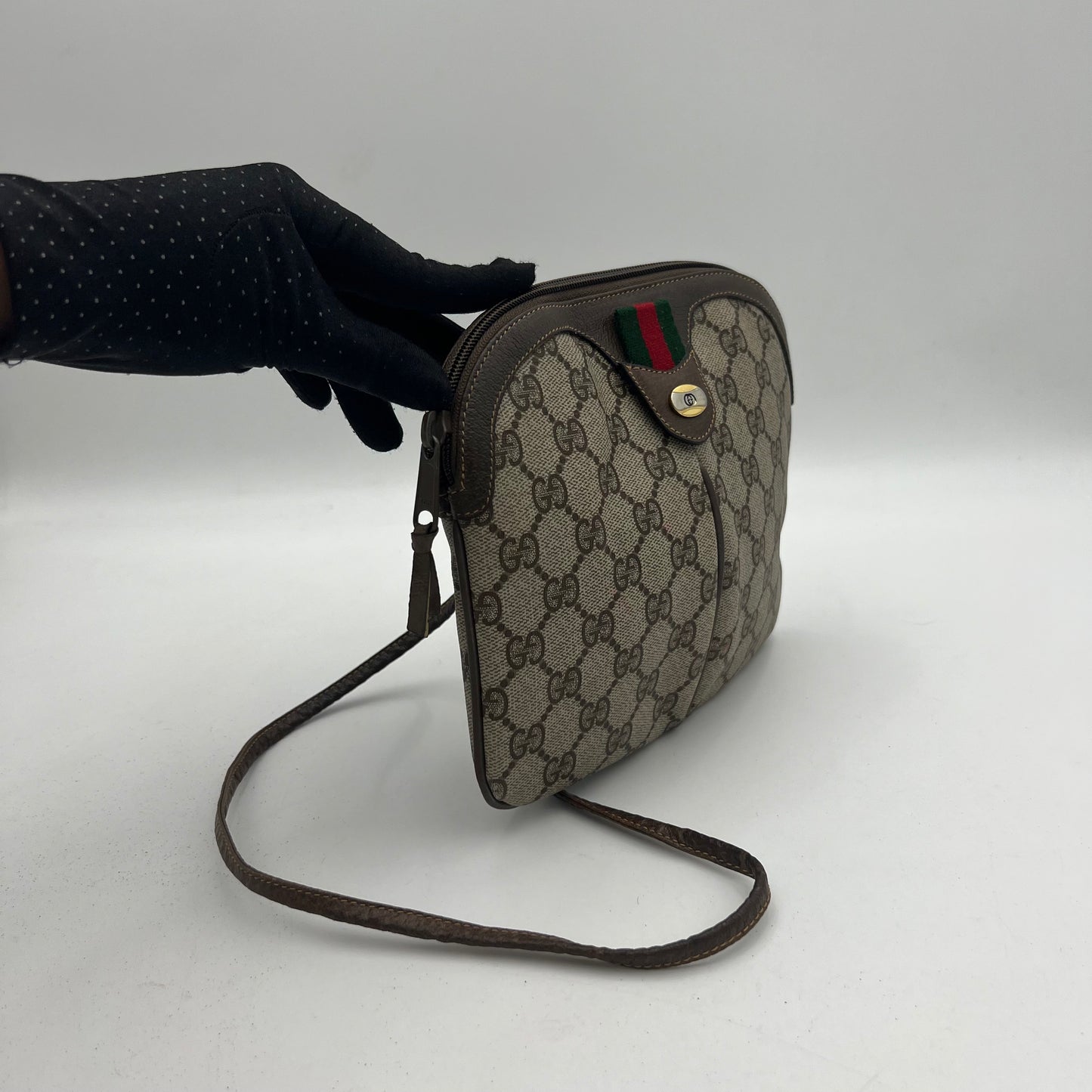 Gucci Monogram PVC Sherryline Crossbody