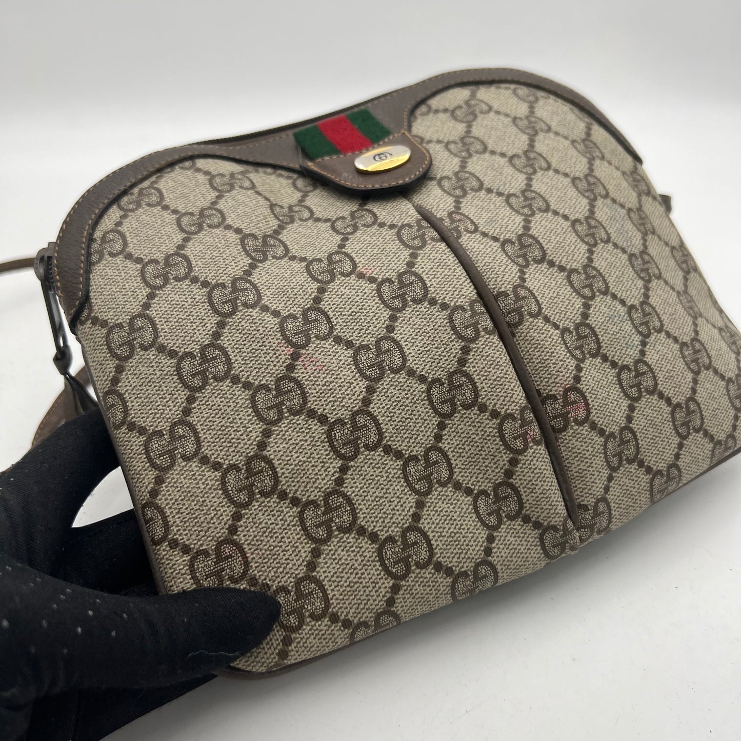 Gucci Monogram PVC Sherryline Crossbody