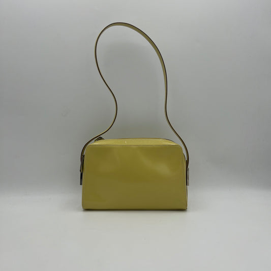 Gucci Yellow Patent Shoulder Bag
