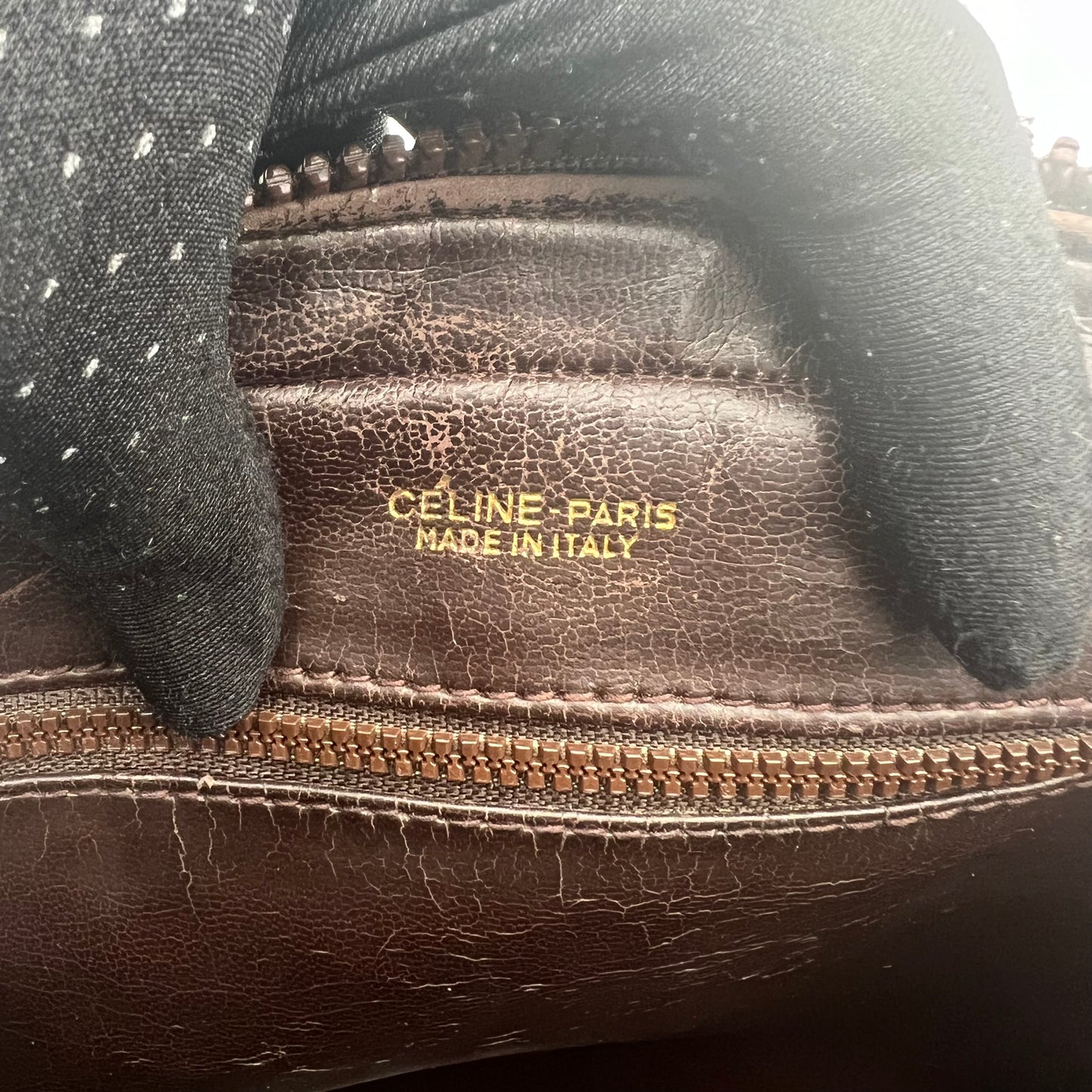 Celine Paris C Caleche Canvas Medium Crossbody