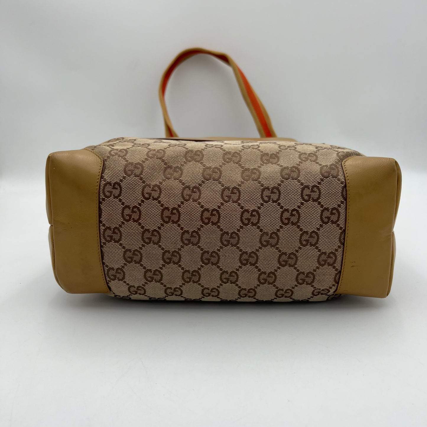 Gucci Sherryline Monogram Canvas Beige Zip Tote