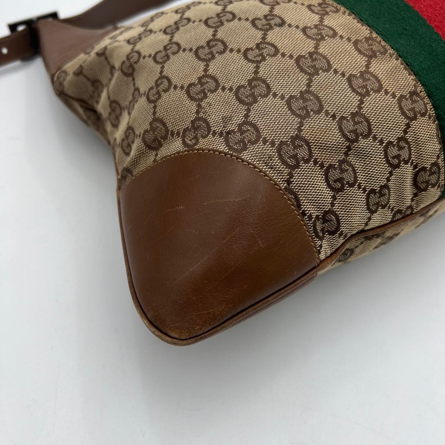 Gucci Brown Monogram Sherryline Jackie O