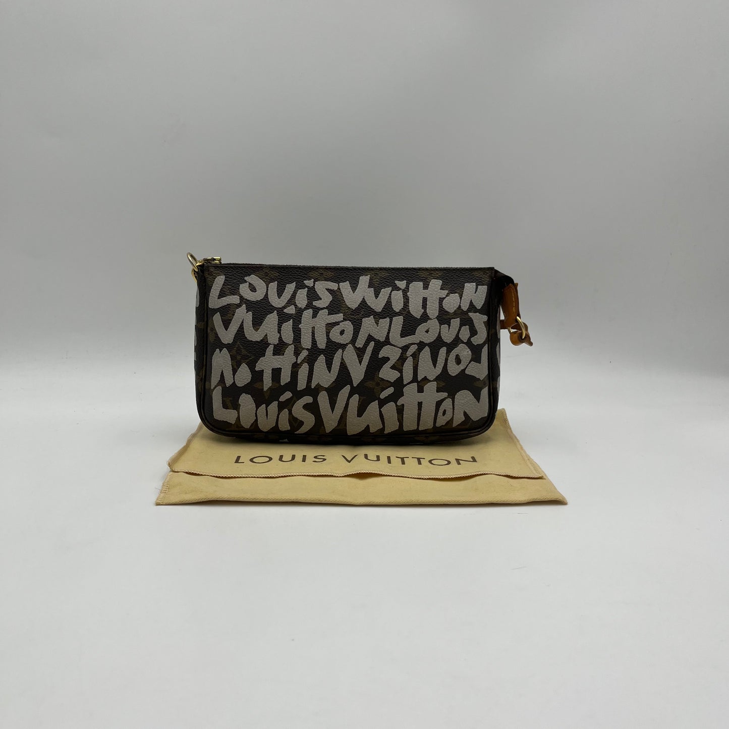 LV x Stephen Sprouse White Graffiti Monogram Pochette