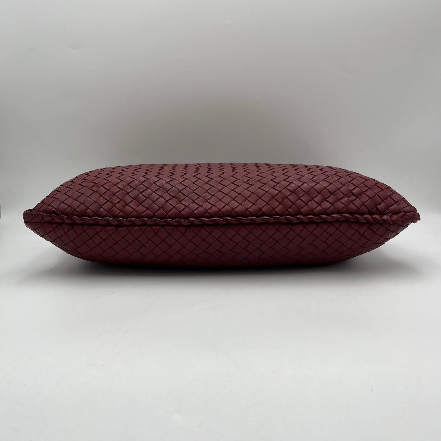 Bottega Veneta Red Intrecciato Large Hobo Shoulder Bag