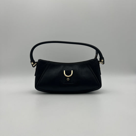 Gucci Black Leather Abbey D-Ring Pochette