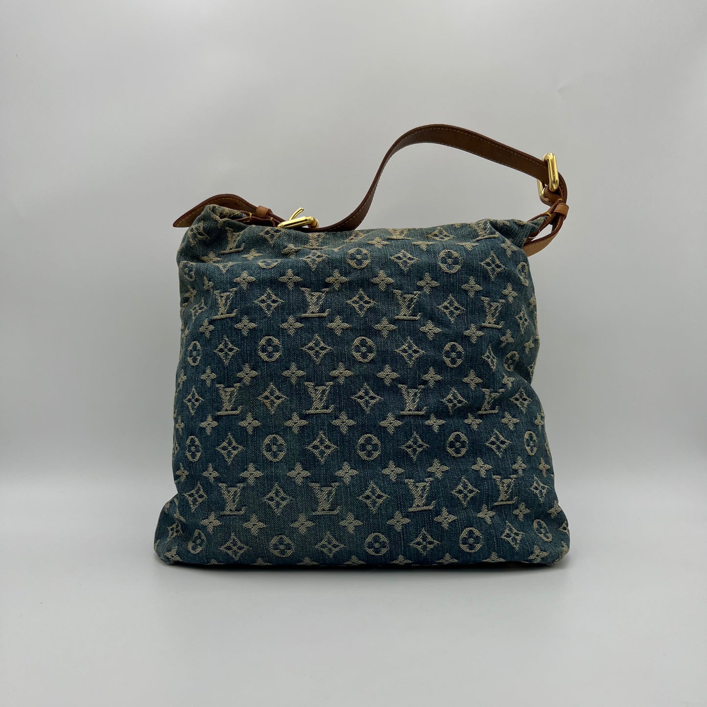 LV Monogram Denim Baggy GM