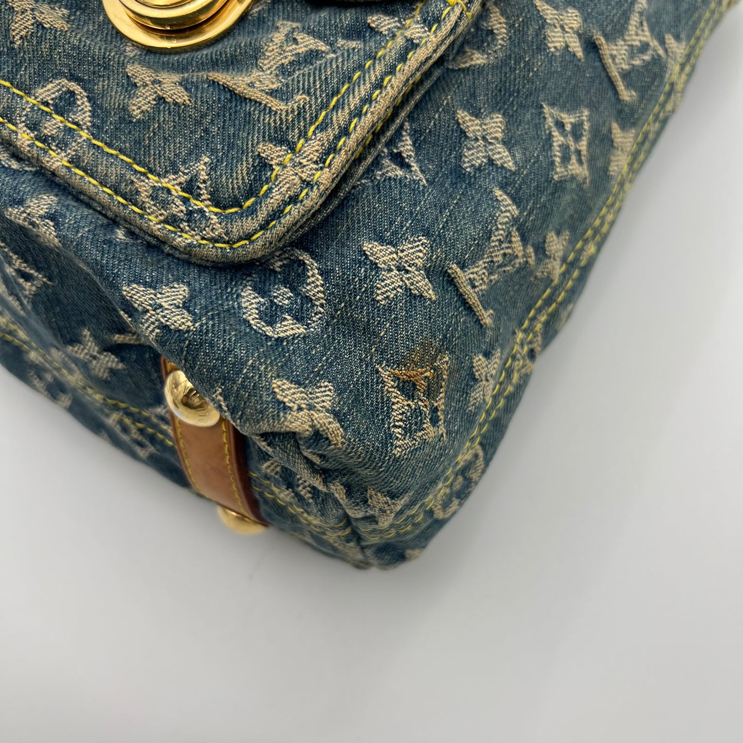 LV Monogram Denim Baggy GM
