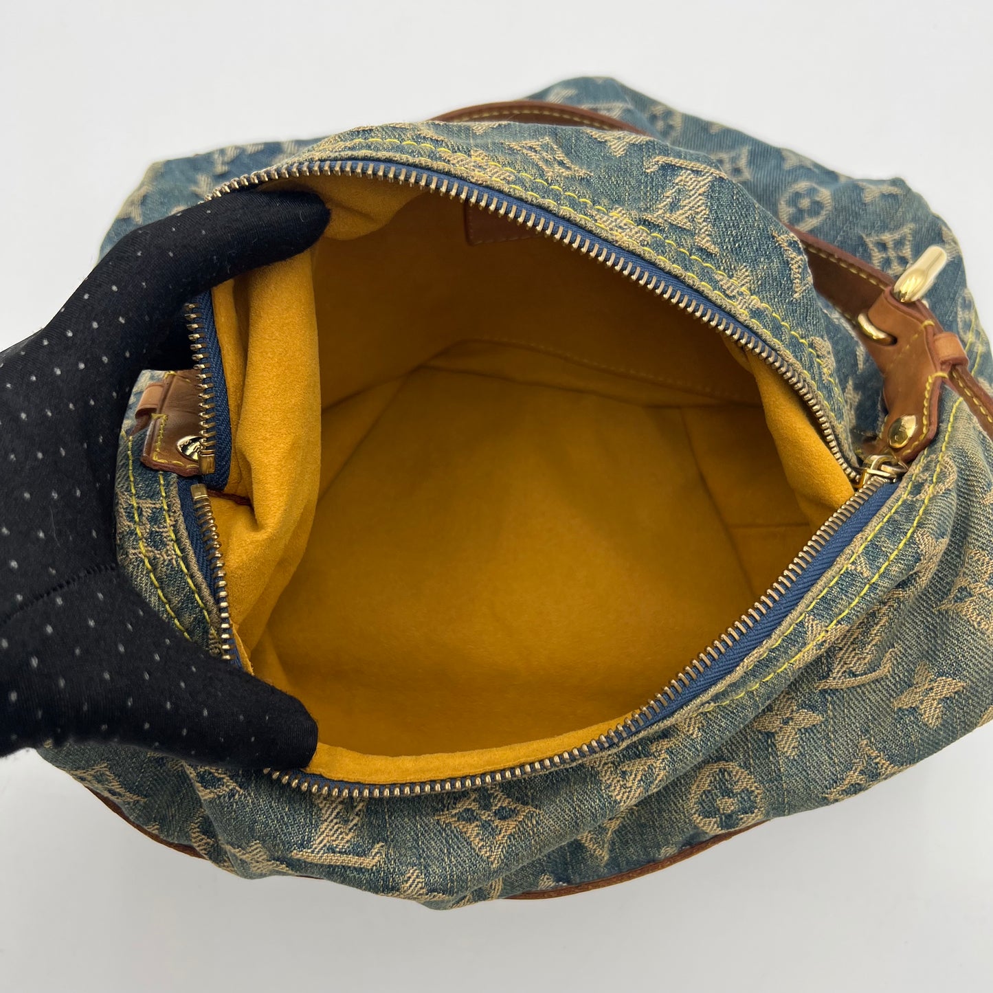 LV Monogram Denim Baggy GM