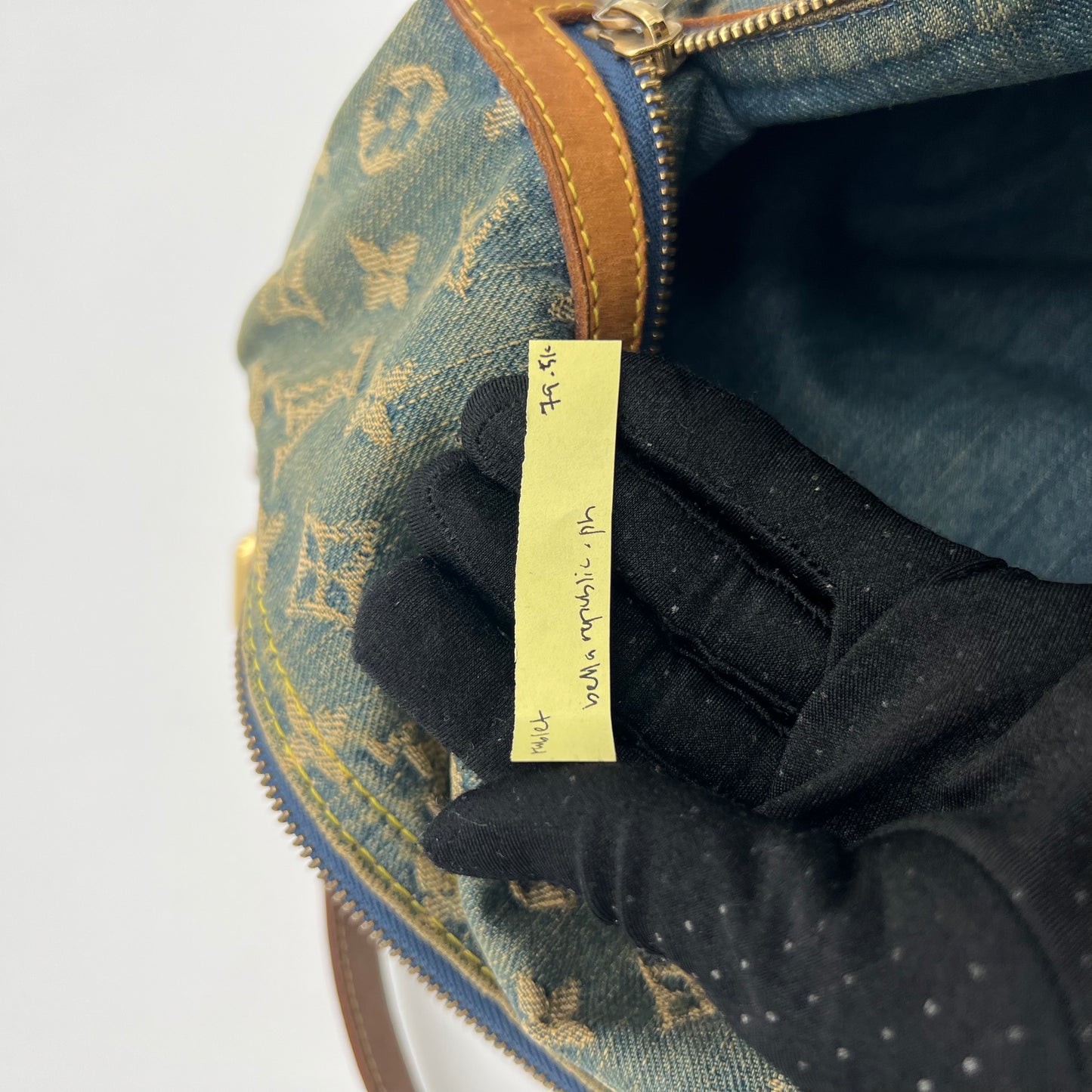 LV Monogram Denim Baggy GM