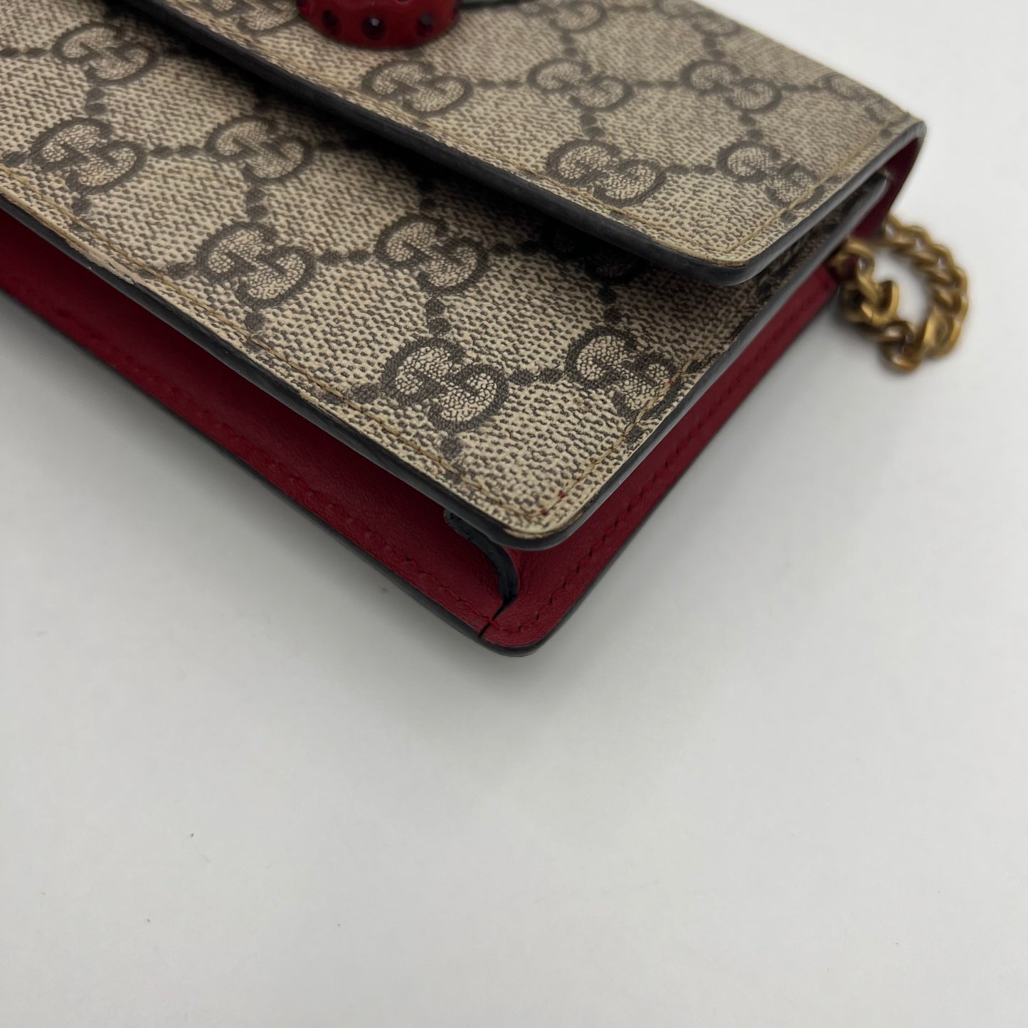 Gucci Supreme Cherry Mini Chain Bag