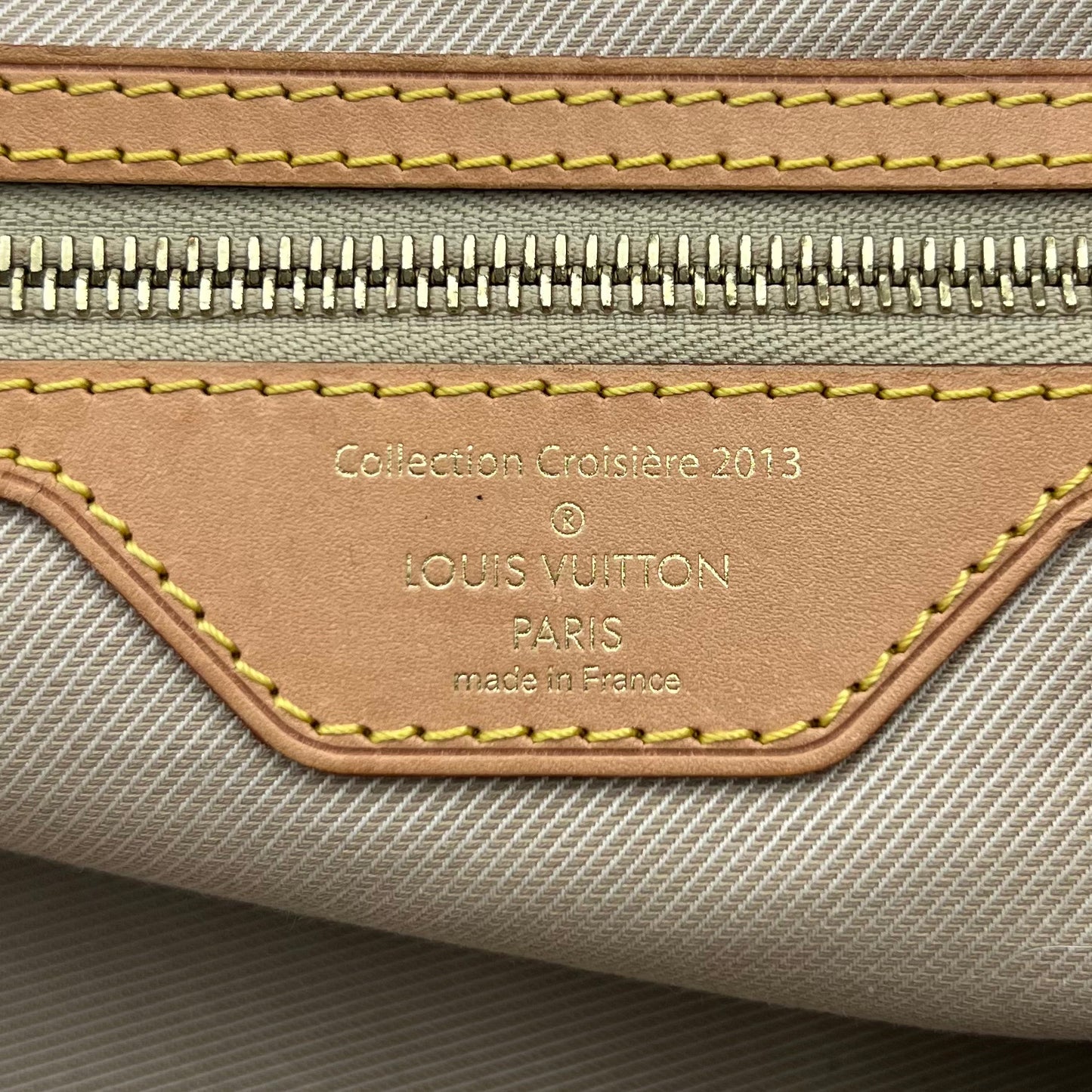 LV Pink Denim Monogram Stone Neverfull MM