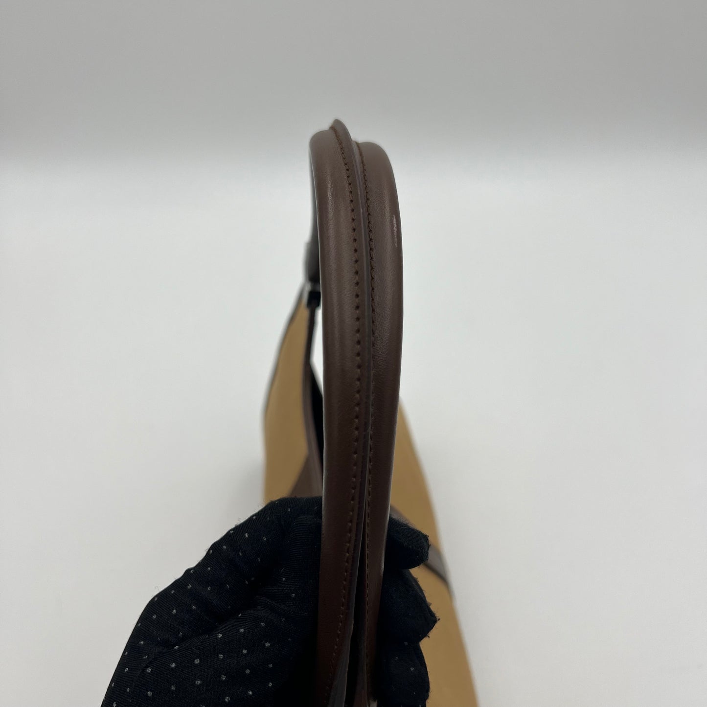 Gucci Neutral Cloth and Leather Sherryline Bardot Jackie Bag