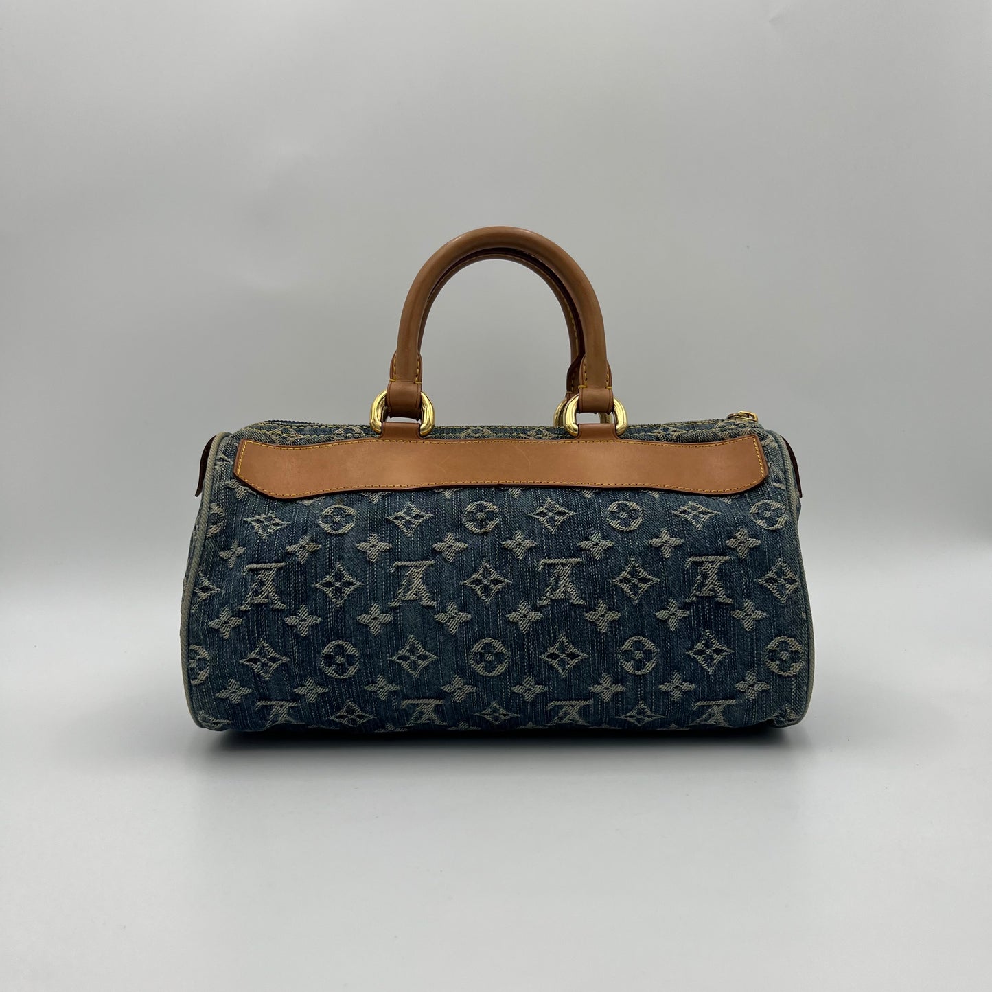 LV Blue Monogram Denim Neo Speedy