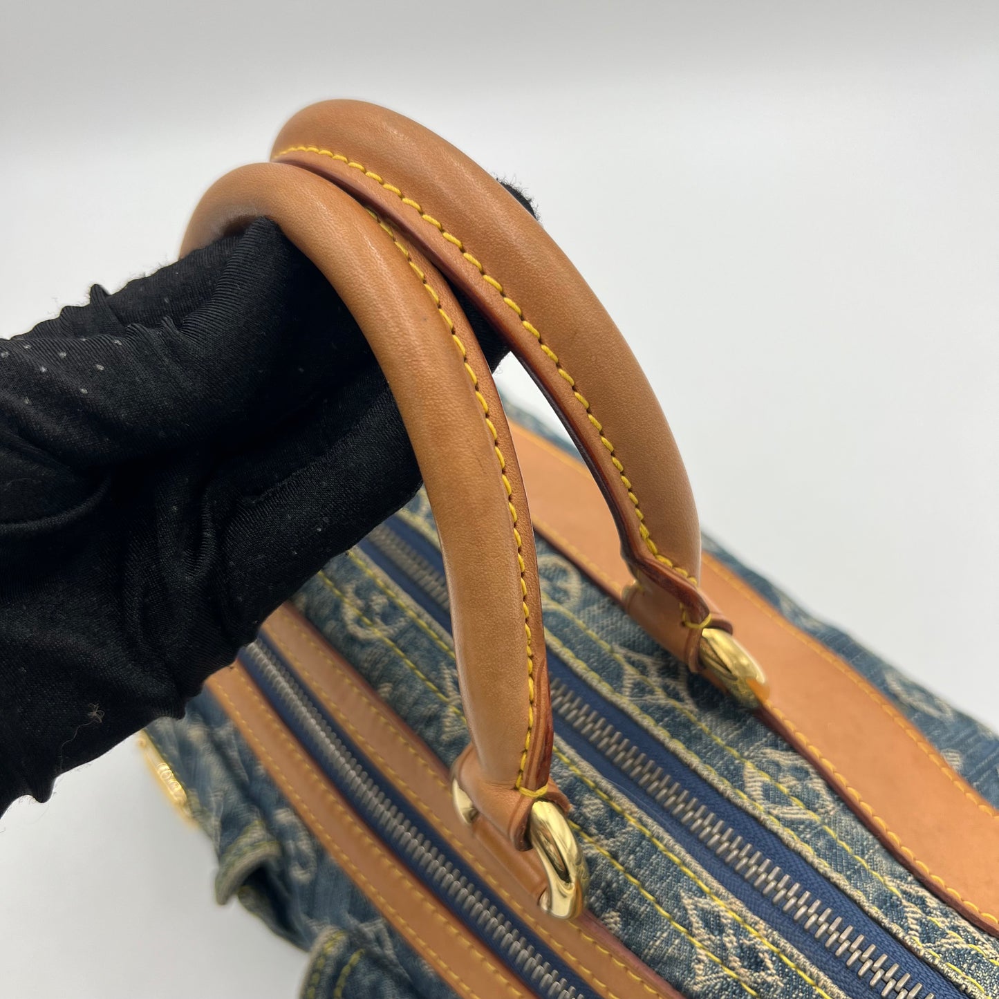 LV Blue Monogram Denim Neo Speedy