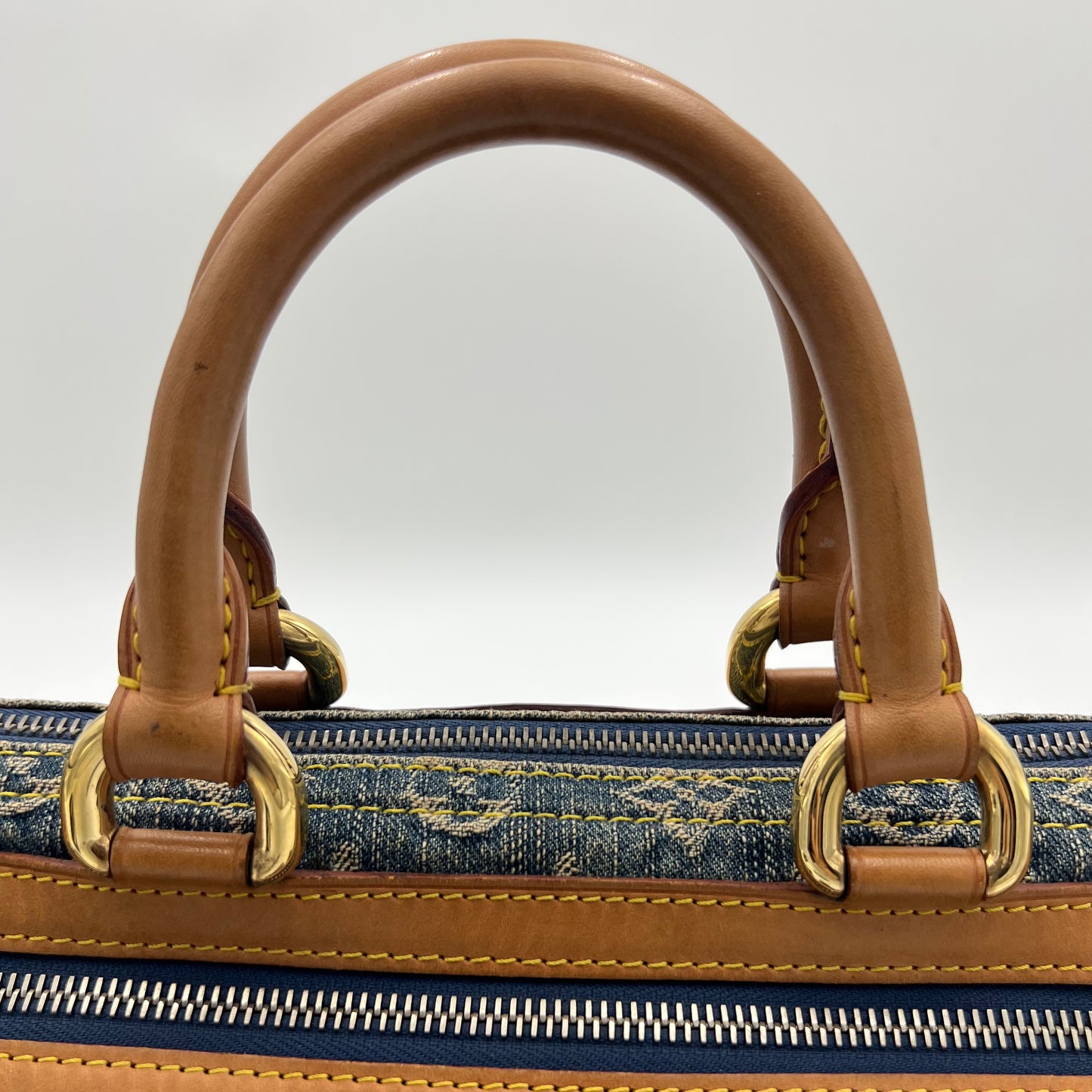 LV Blue Monogram Denim Neo Speedy